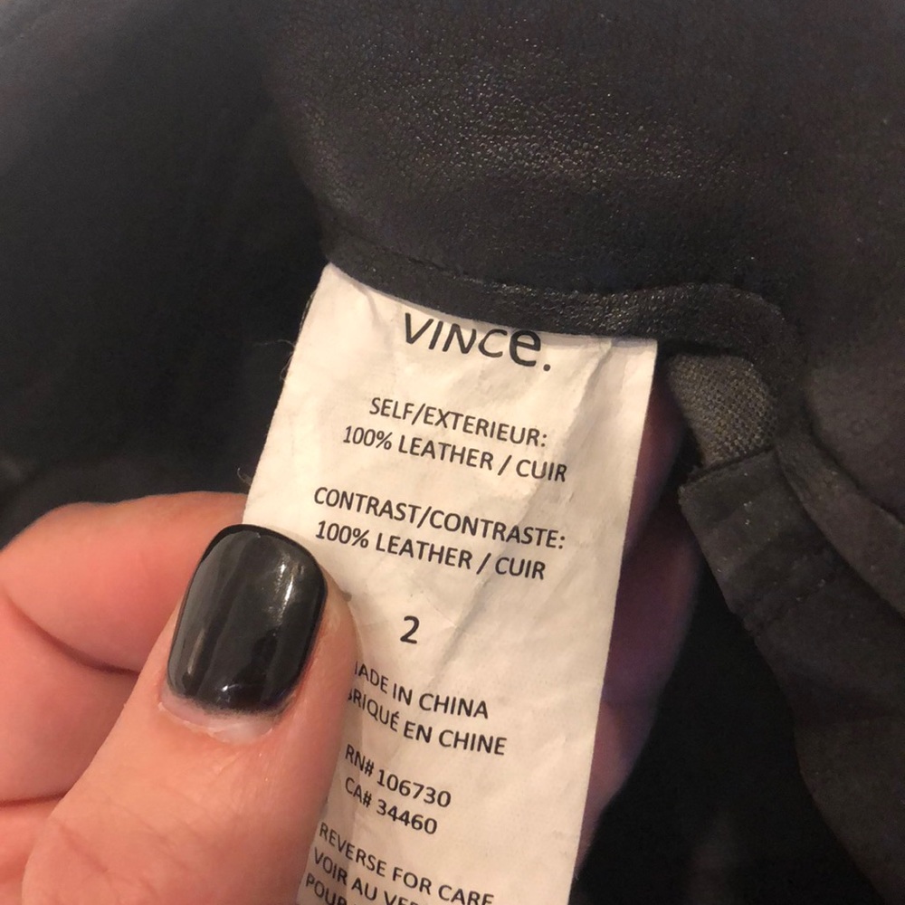 Vince Leather/suede pants - Picture 5 of 5